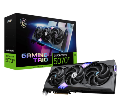 Karta graficzna MSI GeForce RTX 5070 Ti Gaming Trio OC 16GB GDDR7